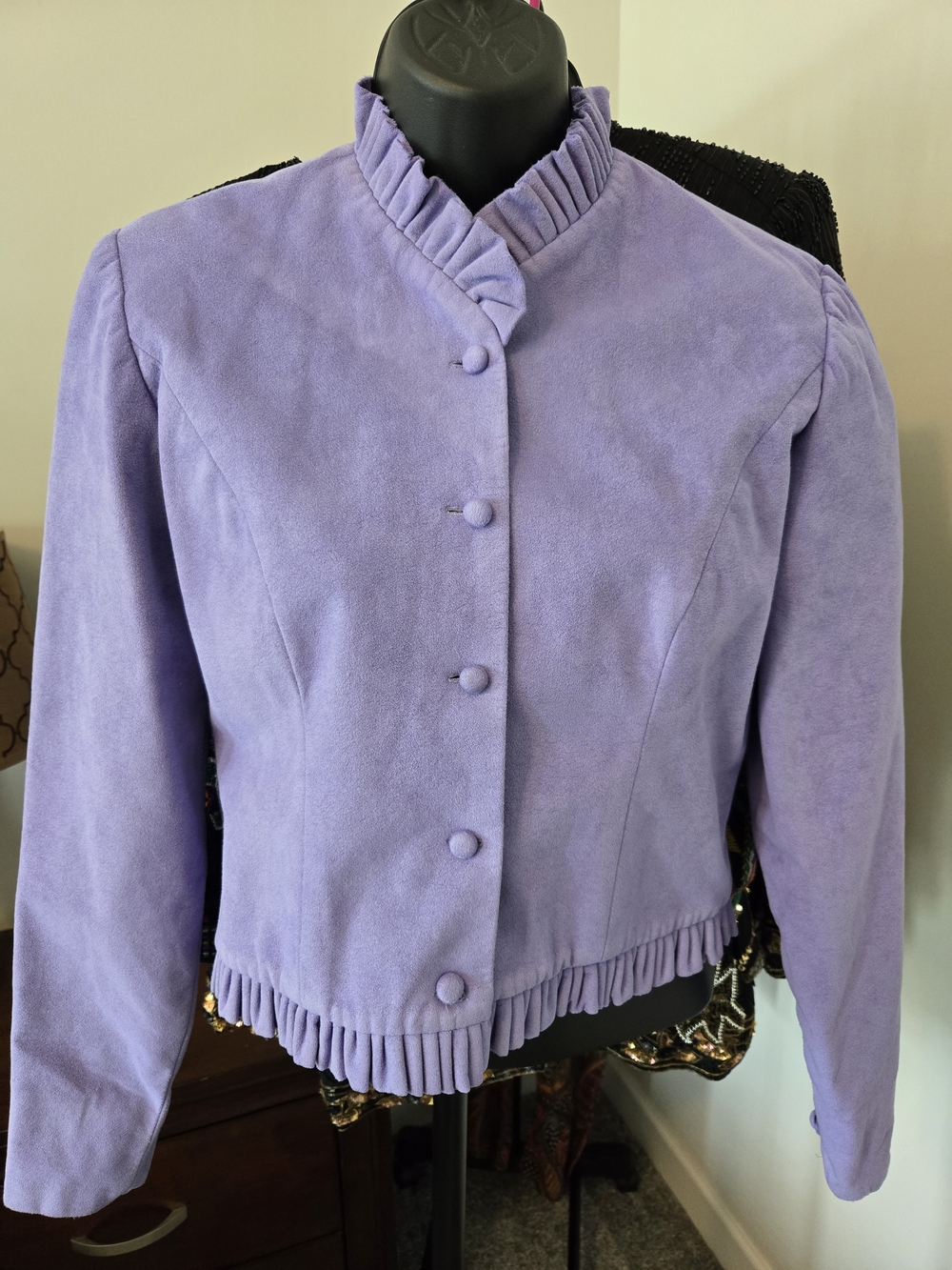 Short Suede Women's Jacket